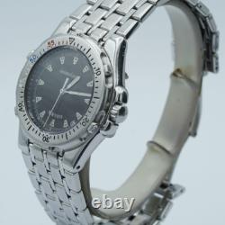 Jaeger Lecoultre Kryos Montre Hommes 35MM Acier Quartz Vintage Avec Acier Bande