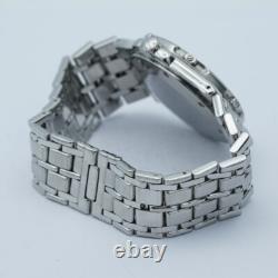 Jaeger Lecoultre Kryos Montre Hommes 35MM Acier Quartz Vintage Avec Acier Bande