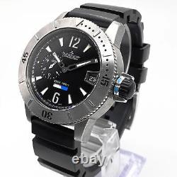 Jaeger Lecoultre Master Compresseur Gmt Titane Cadran Noir Homme Montre Q187T670