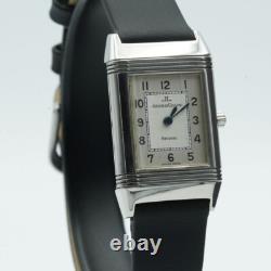Jaeger Lecoultre Montre Femme 18Mm Acier Reverso Quartz 260.8.08 Vintage Papiers