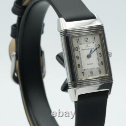 Jaeger Lecoultre Montre Femme 18Mm Acier Reverso Quartz 260.8.08 Vintage Papiers