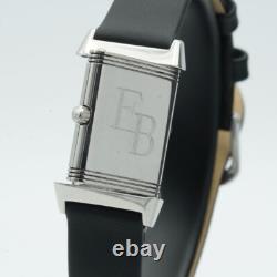 Jaeger Lecoultre Montre Femme 18Mm Acier Reverso Quartz 260.8.08 Vintage Papiers