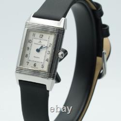 Jaeger Lecoultre Montre Femme 18Mm Acier Reverso Quartz 260.8.08 Vintage Papiers