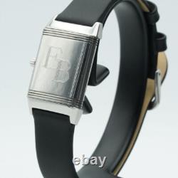 Jaeger Lecoultre Montre Femme 18Mm Acier Reverso Quartz 260.8.08 Vintage Papiers