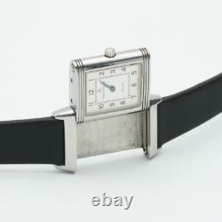 Jaeger Lecoultre Montre Femme 18Mm Acier Reverso Quartz 260.8.08 Vintage Papiers
