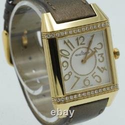 Jaeger Lecoultre Montre Femme 29Mm 18K 750 Or Reverso Squadra Quartz 234.1.47