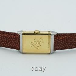 Jaeger Lecoultre Montre Hommes 26MM Acier / Or Reverso Grand Taille 270.5.62 Pap