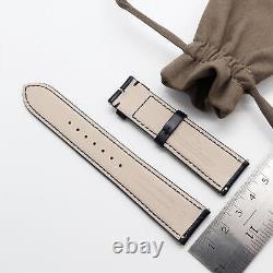 Jaeger Lecoultre New Style CC 20mm 18mm Bleu Alligator Bracelet Cuir
