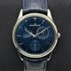 Jaeger Lecoultre Q1378480 Ultra Mince Réserve de Marche Bleu Acier Cadran Montre