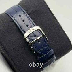 Jaeger Lecoultre Q1378480 Ultra Mince Réserve de Marche Bleu Acier Cadran Montre