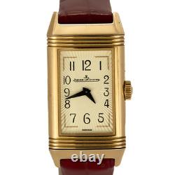 Jaeger Lecoultre Reverso Duetto Moon Montre de dame en or rose et diamants