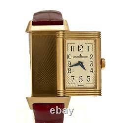 Jaeger Lecoultre Reverso Duetto Moon Montre de dame en or rose et diamants