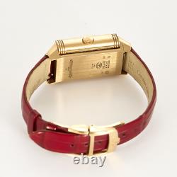 Jaeger Lecoultre Reverso Duetto Moon Montre de dame en or rose et diamants