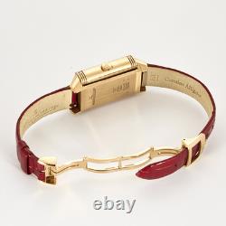 Jaeger Lecoultre Reverso Duetto Moon Montre de dame en or rose et diamants