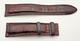 Jaeger Lecoultre V&eacute;ritable Alligator Marron Bracelet Montre Cuir 21/18mm 80+