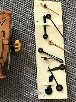 Jaeger Lecoultre Vintage 407 Complete Movement Used For Part + Lot Lady Hands