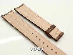 Jaeger Lecoultre alligator cuir Cintré Marron Crocodile watch band 19 x 16 mm