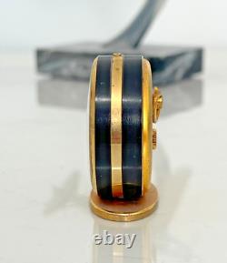 Jaeger Suisse montre de bureau / reveil de voyage mécanique fonctionnel 8 days