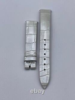 Jaeger le-Coultre Reverso Bracelet de Montre Sangle Alligator Argent 14/12