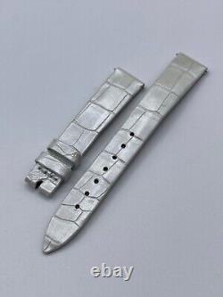 Jaeger le-Coultre Reverso Bracelet de Montre Sangle Alligator Argent 14/12