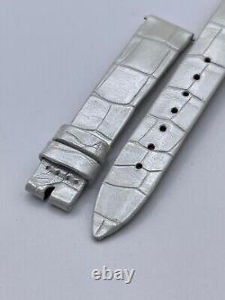 Jaeger le-Coultre Reverso Bracelet de Montre Sangle Alligator Argent 14/12