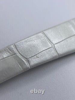 Jaeger le-Coultre Reverso Bracelet de Montre Sangle Alligator Argent 14/12