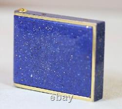 Jeager LeCoultre JLC Blue Clock Pendule Alarm Mécanique