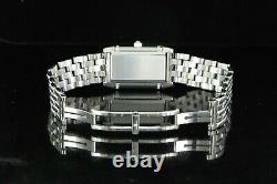 Ladie's JAEGER LECOULTRE REVERSO Acier Diamant Quartz Bracelet Montre 265.8.080