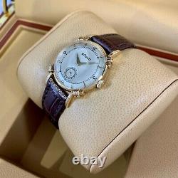 LeCoultre vintage petites secondes 29 mm, Cadran Argent-Or Jaune Sur Bracelet