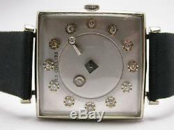 Le Coultre Galaxy Diamant Mystery Cadran 14K or Blanc HOMME Montre
