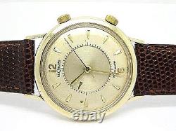 Le-Coultre Memovox Acier Vermeil Or Montre Mécanique Pour Homme Années 1960