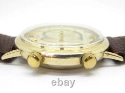 Le-Coultre Memovox Acier Vermeil Or Montre Mécanique Pour Homme Années 1960