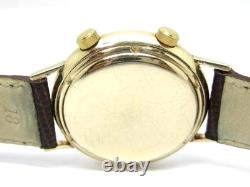Le-Coultre Memovox Acier Vermeil Or Montre Mécanique Pour Homme Années 1960