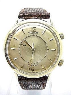 Le-Coultre Memovox Acier Vermeil Or Montre Mécanique Pour Homme Années 1960