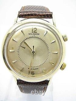 Le-Coultre Memovox Acier Vermeil Or Montre Mécanique Pour Homme Années 1960