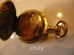 Le Coultre Montre de poche Mini dans 14k Gold-Diamètre 24 mm