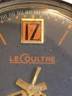 Le Coultre Vintage Crazy Number Orange Manual Calibro 886