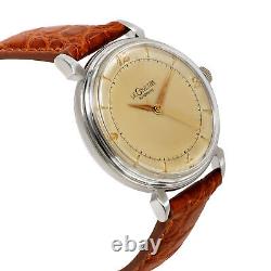 Lecoultre Classique Montre Unisexe en Acier Inoxydable