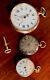 Lot De 3 Montres Gousset Poche En Or 127 Grammes