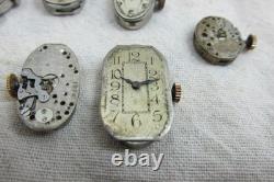 Lot mouvement montre de luxe femme vintage Jaeger-LeCoultre Ulysse Nardin Cyma