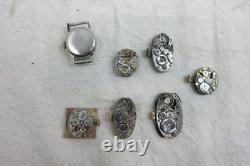 Lot mouvement montre de luxe femme vintage Jaeger-LeCoultre Ulysse Nardin Cyma