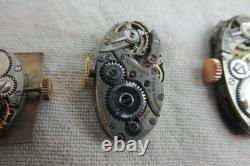Lot mouvement montre de luxe femme vintage Jaeger-LeCoultre Ulysse Nardin Cyma