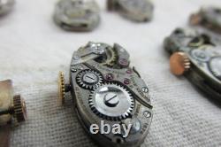 Lot mouvement montre de luxe femme vintage Jaeger-LeCoultre Ulysse Nardin Cyma