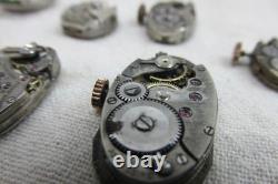 Lot mouvement montre de luxe femme vintage Jaeger-LeCoultre Ulysse Nardin Cyma