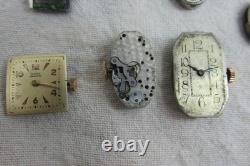 Lot mouvement montre de luxe femme vintage Jaeger-LeCoultre Ulysse Nardin Cyma