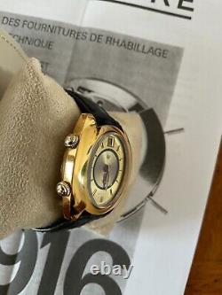 Mo Ntre Jaeger Lecoultre Memovox Automatic Watch Gold Plated Stainless Steel