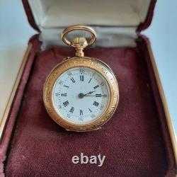 Montre À Gousset Le Coultre. Or 18k. Fonctionne