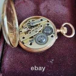 Montre À Gousset Le Coultre. Or 18k. Fonctionne