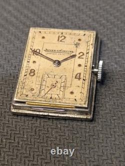 Montre Ancienne Jaeger Lecoultre Uniplan Vers 1950s Mecanic Cal 438