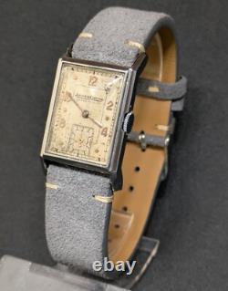 Montre Ancienne Jaeger Lecoultre Uniplan Vers 1950s Mecanic Cal 438
